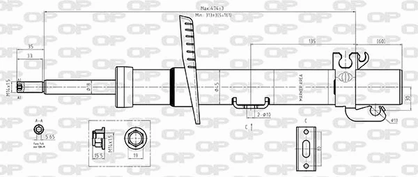 Shock Absorber (SAB8585.31)