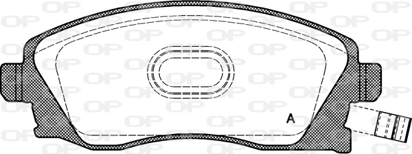 Brake Pad Set, disc brake (BPA0774.12)