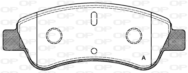 Brake Pad Set, disc brake (BPA0840.10)