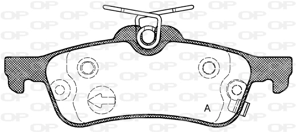 Brake Pad Set, disc brake (BPA0862.02)