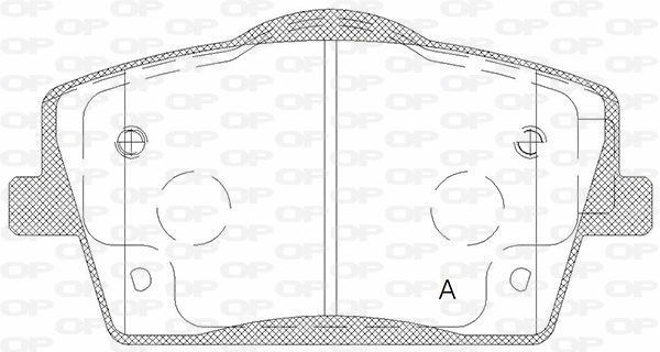 Brake Pad Set, disc brake (BPA1823.00)