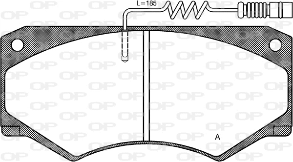 Brake Pad Set, disc brake (BPA0047.14)