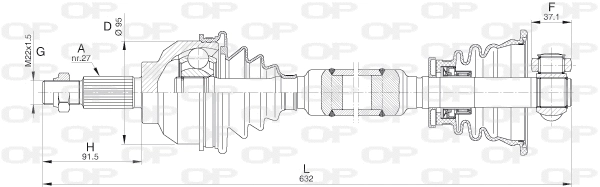 Drive Shaft (DRS6241.00)