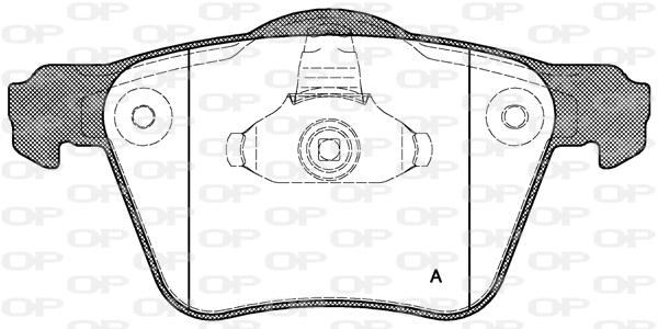 Brake Pad Set, disc brake (BPA1043.00)