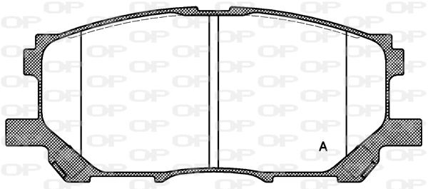 Brake Pad Set, disc brake (BPA1039.00)