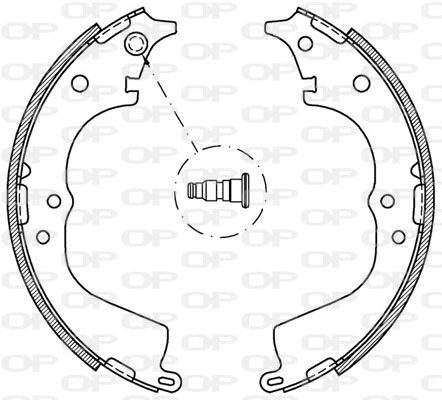 Brake Shoe Set (BSA2063.00)