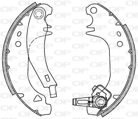 Brake Shoe Set (BSA2025.00)