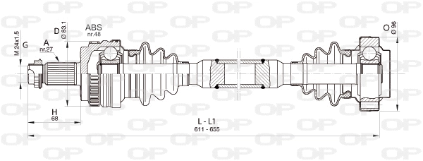 Drive Shaft (DRS6347.00)