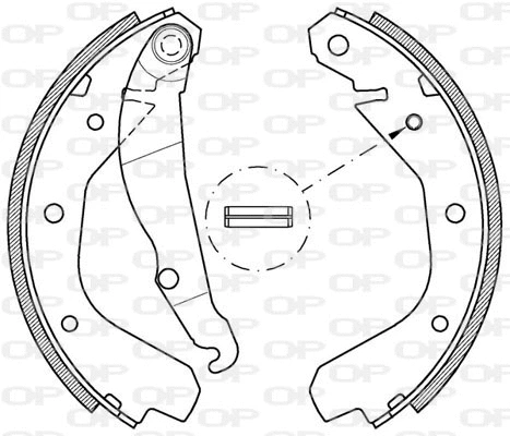 Brake Shoe Set (BSA2034.00)