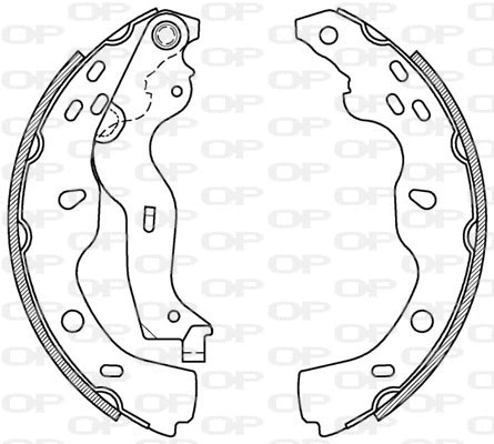 Brake Shoe Set (BSA2126.00)