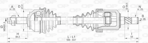 Drive Shaft (DRS6471.00)