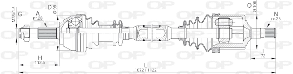 Drive Shaft (DRS6139.00)
