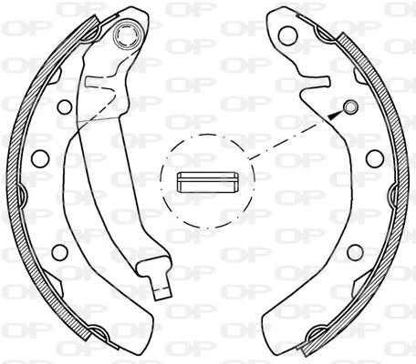 Brake Shoe Set (BSA2032.00)