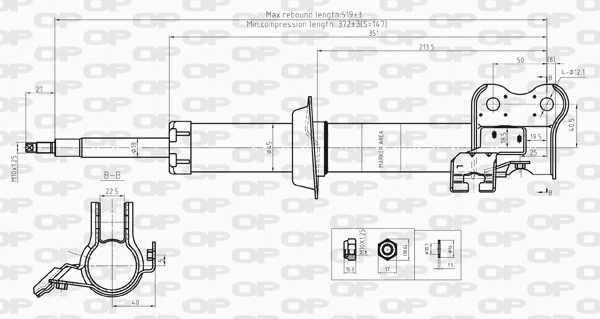 Shock Absorber (SAB8210.31)