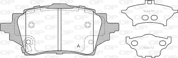 Brake Pad Set, disc brake (BPA1859.02)