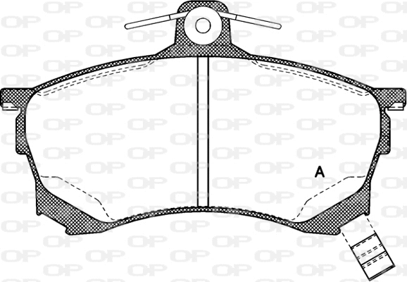 Brake Pad Set, disc brake (BPA0582.00)