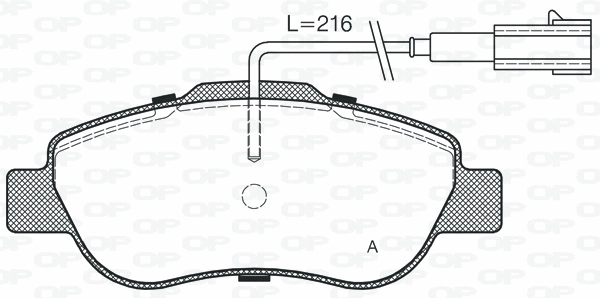 Brake Pad Set, disc brake (BPA1100.02)