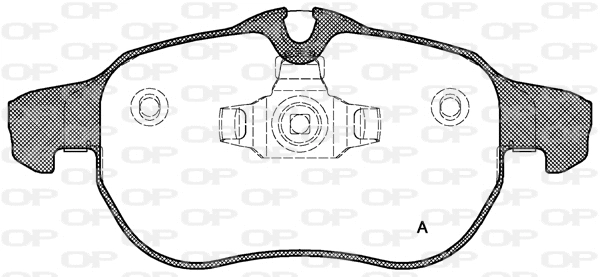 Brake Pad Set, disc brake (BPA0888.00)