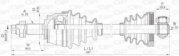 Drive Shaft (DRS6444.00)