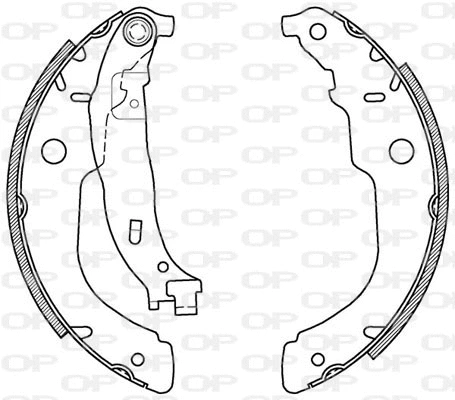 Brake Shoe Set (BSA2119.00)