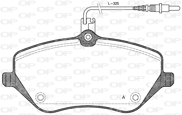 Brake Pad Set, disc brake (BPA1101.04)