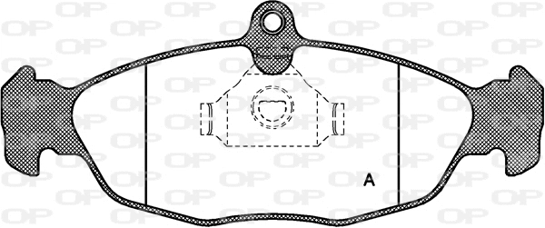 Brake Pad Set, disc brake (BPA0393.00)