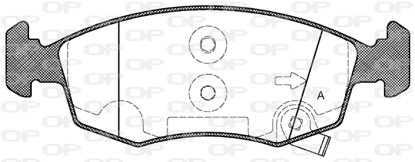 Brake Pad Set, disc brake (BPA0172.50)