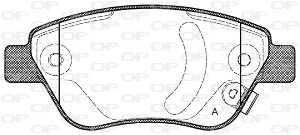Brake Pad Set, disc brake (BPA0858.31)