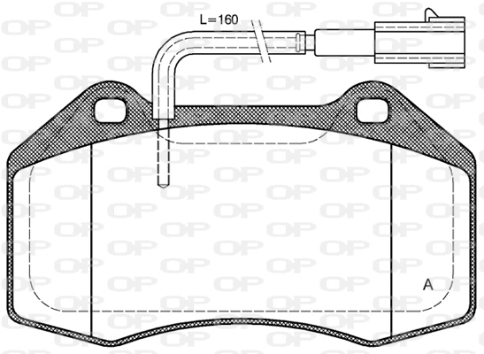 Brake Pad Set, disc brake (BPA1113.12)