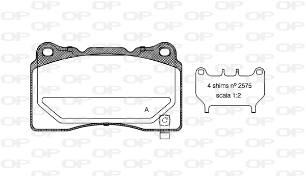 Brake Pad Set, disc brake (BPA0666.04)
