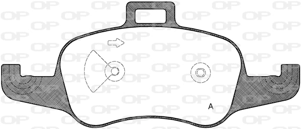 Brake Pad Set, disc brake (BPA1653.00)