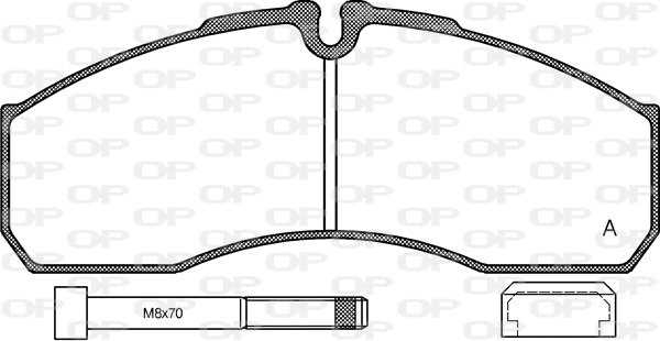 Brake Pad Set, disc brake (BPA0651.86)