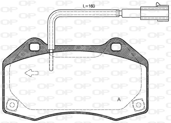 Brake Pad Set, disc brake (BPA1113.10)
