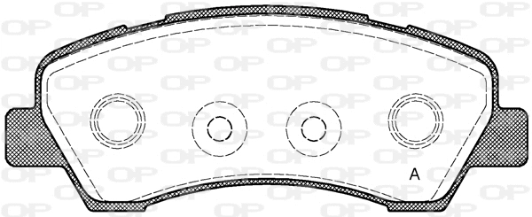 Brake Pad Set, disc brake (BPA1530.00)