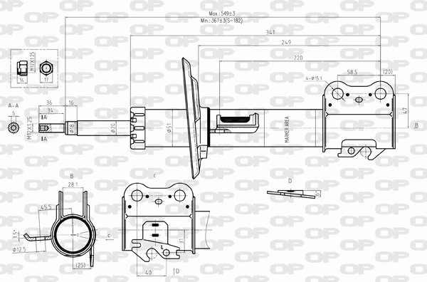 Shock Absorber (SAB8290.31)