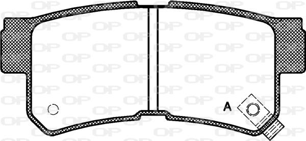 Brake Pad Set, disc brake (BPA0746.22)