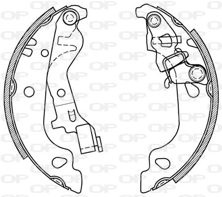 Brake Shoe Set (BSA2043.00)