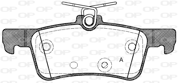 Brake Pad Set, disc brake (BPA1563.10)