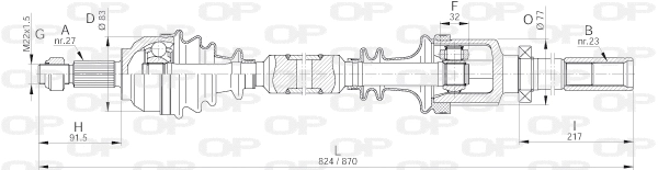 Drive Shaft (DRS6319.00)