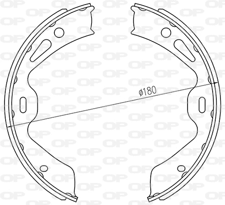Brake Shoe Set (BSA2259.00)