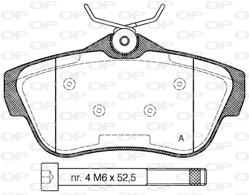 Brake Pad Set, disc brake (BPA1299.00)