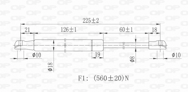 Gas Spring, boot/cargo area