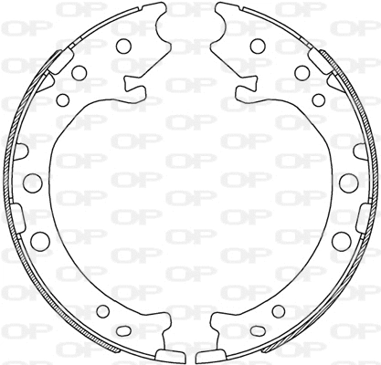 Brake Shoe Set (BSA2243.00)