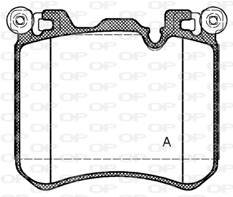 Brake Pad Set, disc brake (BPA1413.00)