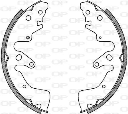 Brake Shoe Set (BSA2228.00)