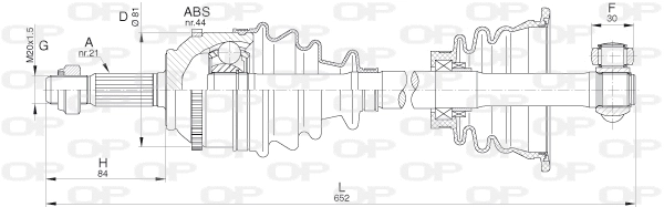 Drive Shaft (DRS6295.00)