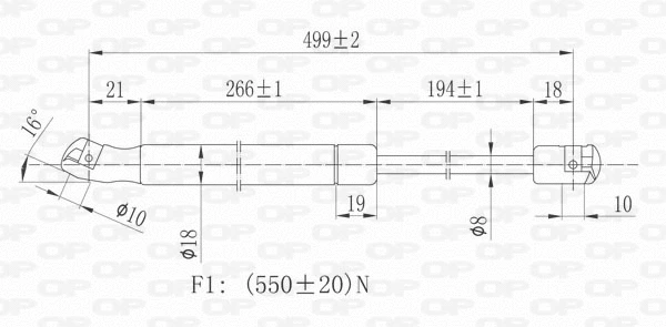 Gas Spring, boot/cargo area