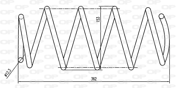 Suspension Spring (CSR9054.00)