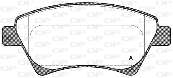 Brake Pad Set, disc brake (BPA0976.00)