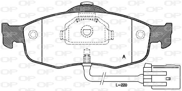 Brake Pad Set, disc brake (BPA0432.02)